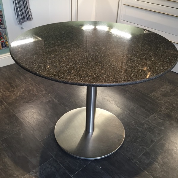 John Lewis Granite dining table and 4 chairs in Swindon, Wiltshire