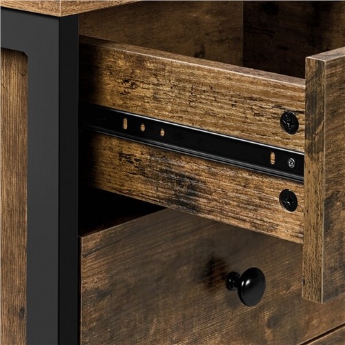 Vintage Nachttisch Nachtschrank Beistelltisch Kommode Schrank mit 3