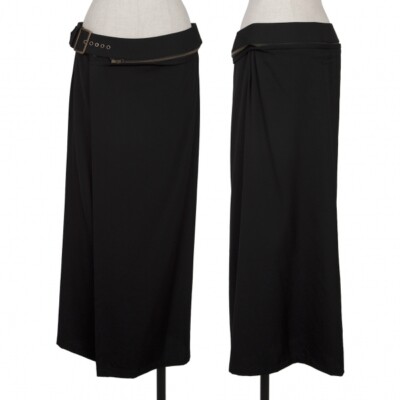 スカート Jean Paul Gaultier Black Long Skirt Jean Paul Gaultier Knitted Maxi Skirt | Black | FARFETCH
