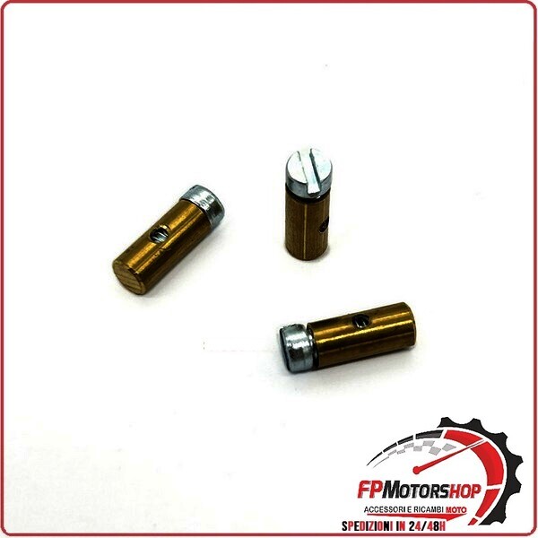 MORSETTO SERRAFILO CAVO ACCELERATORE GAS PER MOTO CARBURATORE 5,5X12 10PZ