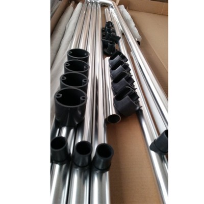 Oceansouth Boat T-top for Standard Center Console Boat Black (Size 1)