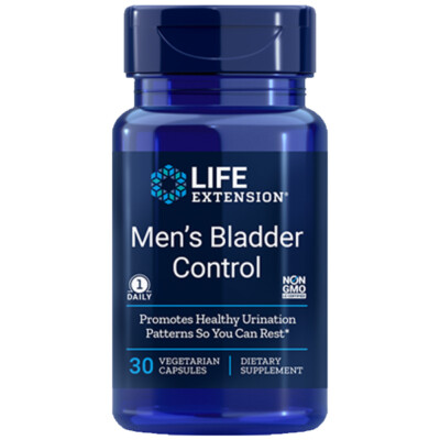 Life Extension Men's Bladder Control 30Caps Beta-Sitosterol/Pygeum/Lycopene