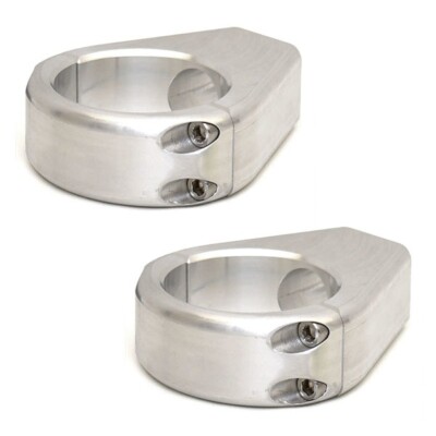 Ski Centurion Boat Wakeboard Tower Clamps | 2 1/4 Inch Aluminum (Pair)