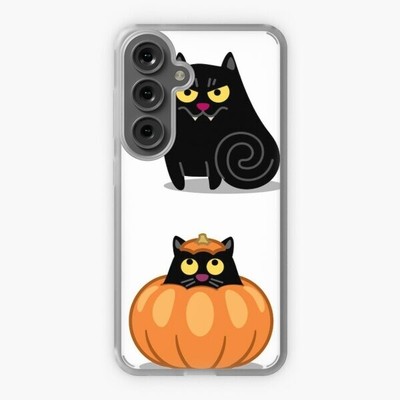 Halloween Cat iPhone Case iPhone 12-16 pro max Samsung Galaxy S21-S24 Tough Case