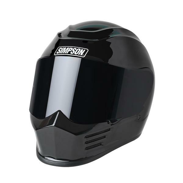 Simpson Speed Bandit Full Face Helmet - GLOSS BLACK, All