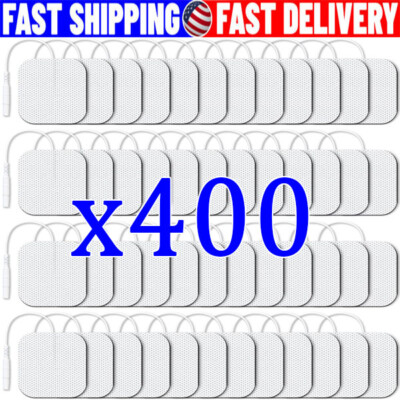 40 TENS Electrode Pads EMS Replacement Unit 7000 3000 2x2 Muscle Stimulator BULK