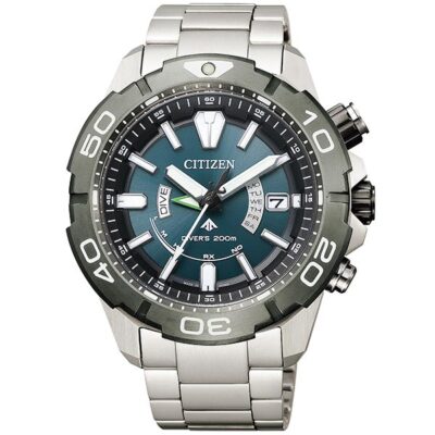 Pre-owned Citizen Promaster Marine Eco-drive As7145-69l Black Solar Men's Watch In Box