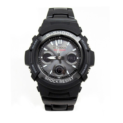 Pre-owned Casio G-shock Awg-m100sbc-1ajf Tough Solar Atomic Radio Watch Awg-m100sbc-1
