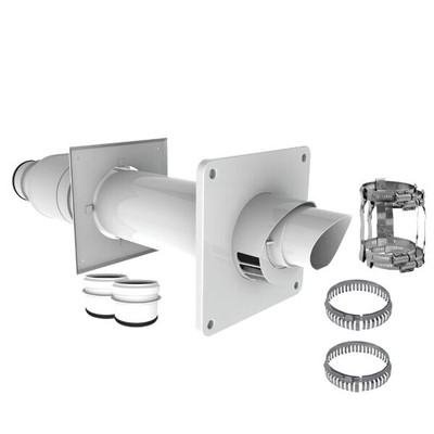DuraVent PolyPro - 3'' Diameter - Horizontal Concentric Vent Kit