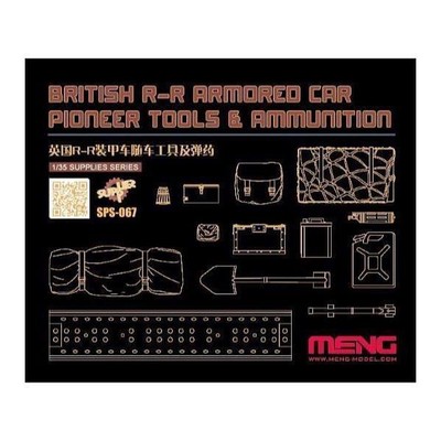(MNGSPS-067) - Meng Model 1:35 - British R-R Armored Car Pioneer Tool Resin