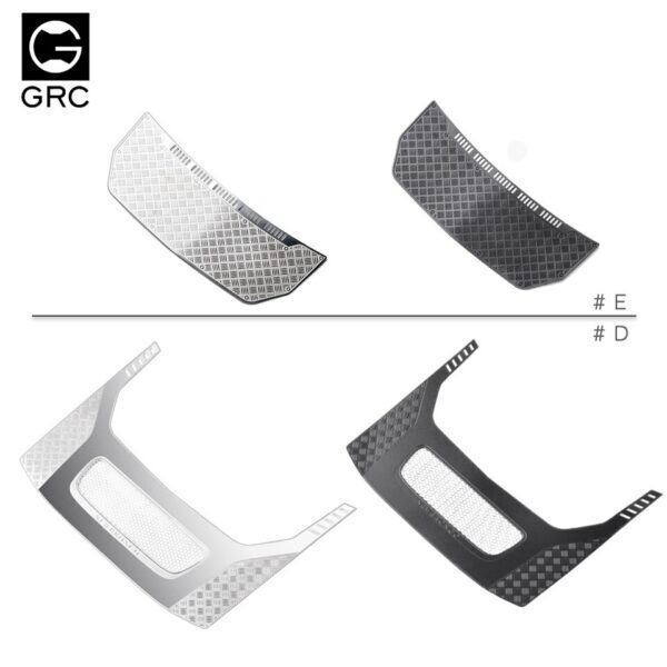 Stainless Steel Diamond Decorative Sheets For Traxxas TRX-4 Bronco Hood