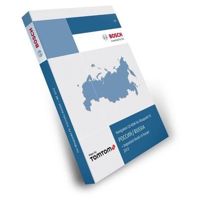 Blaupunkt Tele Atlas TomTom Russland FX 2012 Hauptverbindungsstraßennetz Europas