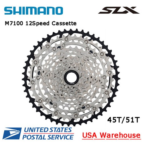 Shimano SLX CS-M7100 12 Speed Micro Spline Cassette 51T 