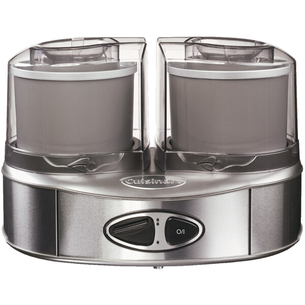 Cuisinart SorbetiÃ¨Re 2x1l 50w Aluminium BrossÃ© Ice40bce Duo