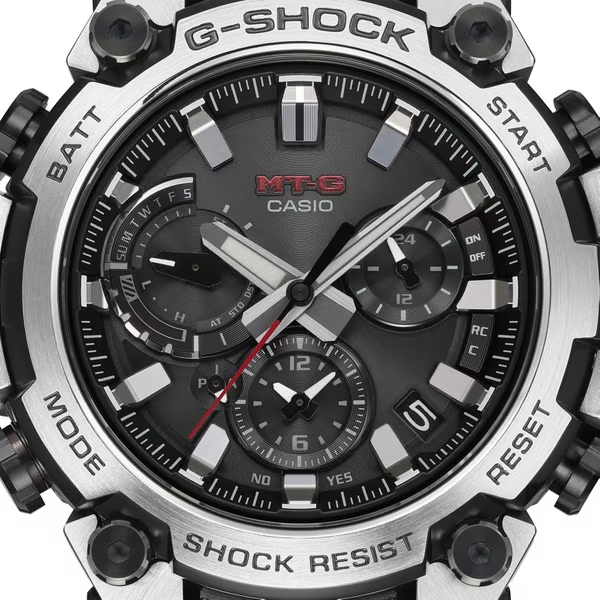Pre-owned Casio G-shock Mtg-b3000d-1ajf Mt-g Series Men's Wrist Watch Metal Band Silver