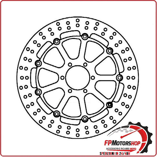 DISCO FRENO MOTO PER DUCATI 748/MONSTER ANTERIORE SX FERODO DIAM. EST. 320MM