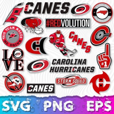 CAROLINA HURRICANES HOCKEY LOGO SVG, DESIGNS BUNDLE, CUT FILES, SVG for Cricut