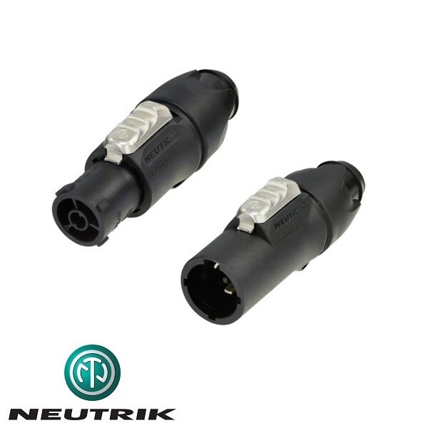 Neutrik Powercon True1 Set1 - Nac3mx-W-Top + Nac3fx-W-Top
