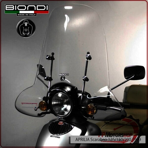 PARABREZZA PER SCOOTER CLUB APRILIA SCARABEO 200 2001> BIONDI 8061099 125/150