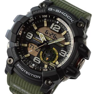 Pre-owned G-shock Casio  Gg-1000-1a3jf Master Of Land Mudmaster Men's Watch Green Digital