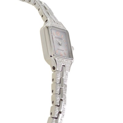 Pre-owned Citizen Key Kii: Eco-drive Eg2040-55a White Accessory Women's Watch In Box