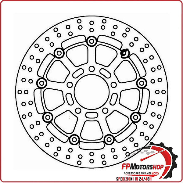 DISCO FRENO MOTO PER FMD0241RX FERODO SUZUKI GSX-R 600/750 04>05 1000