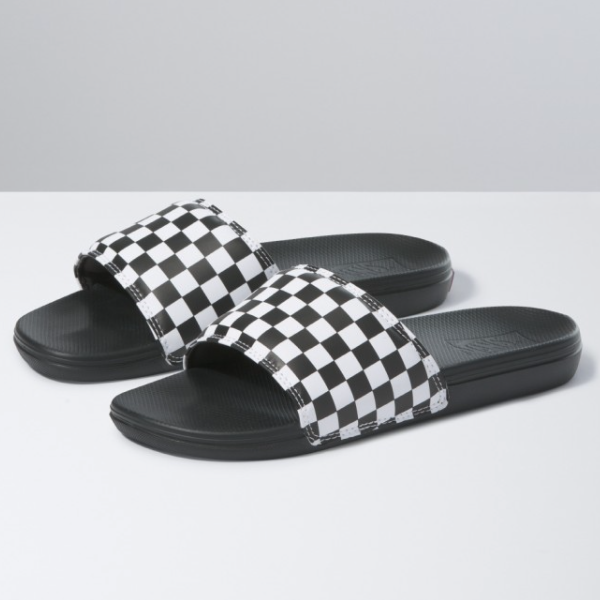 Черные шлепанцы Vans Checkerboard LA Costa — VN0A5HF527I Expeditedship