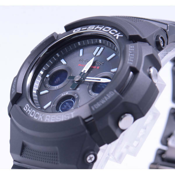 Pre-owned Casio G-shock Awg-m100sbc-1ajf Radio Wave Solar Men's Watch In Box Japan