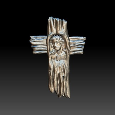 STL File Cross v5 -  Model for CNC Router Machine