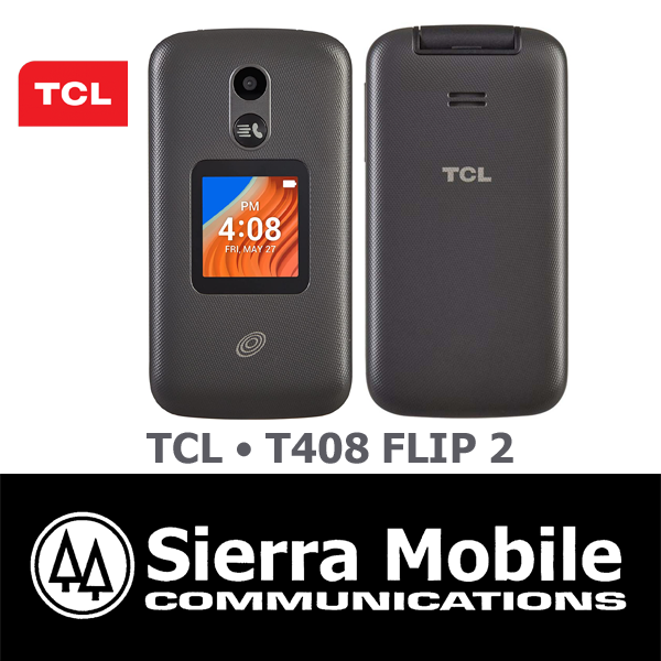 Tracfone TCL Flip 2 T408DL 16GB 日本語無し