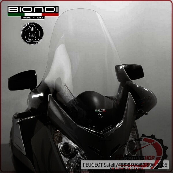 PARABREZZA PER SCOOTER CLUB PEUGEOT SATELIS 125/250 2006> BIONDI 8061147