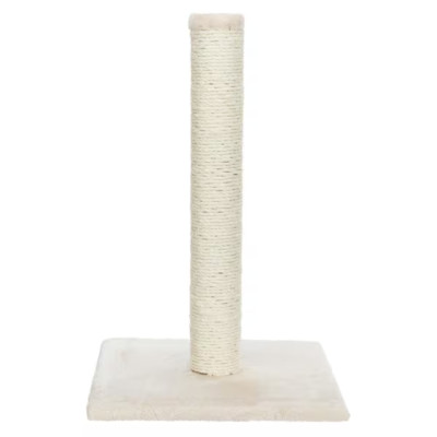 Parla Cat Scratching Post : For Indoor Cats : Plush Covered Base And Sisal Pos