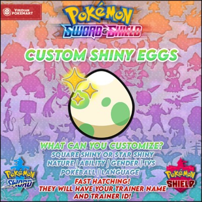   Shiny Eggs -Custom Bundles - Pokemon Sword and Shield   ️