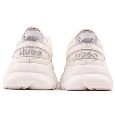 HUGO BOSS HUGO DAMEN LEON RUNN LAUFSCHUHE SNEAKER NEUTRAL