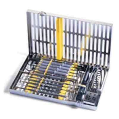 HU-FRIEDY DENTAL CASSETTE IMS 12 INSTRUMENTS YELLOW  IM8125