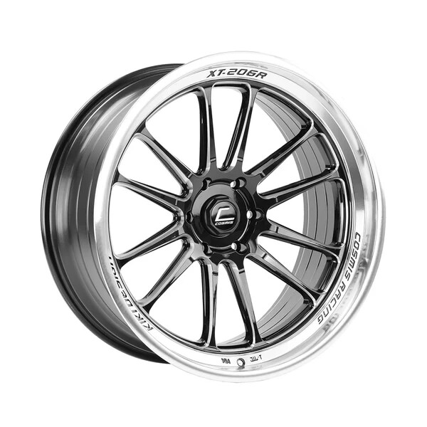 Cosmis XT-206R Black w/ Machined Lip 22x10 +0mm 6×139.7 Wheel