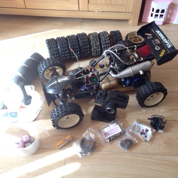 Fg Marder 2 stroke petrol rc car radio controlled petrol car 1/5th scale in Ripley, Derbyshire