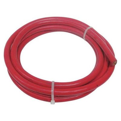 Battery Jumper Cable 2 Gauge 10ft Red Heavy Duty Copper TPR Auto Positive