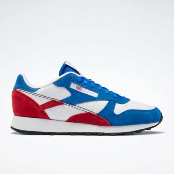 

Классические кожаные туфли Reebok — GY1522 «Синий и красный» Expeditedship, Blue - red, Reebok Classic Leather