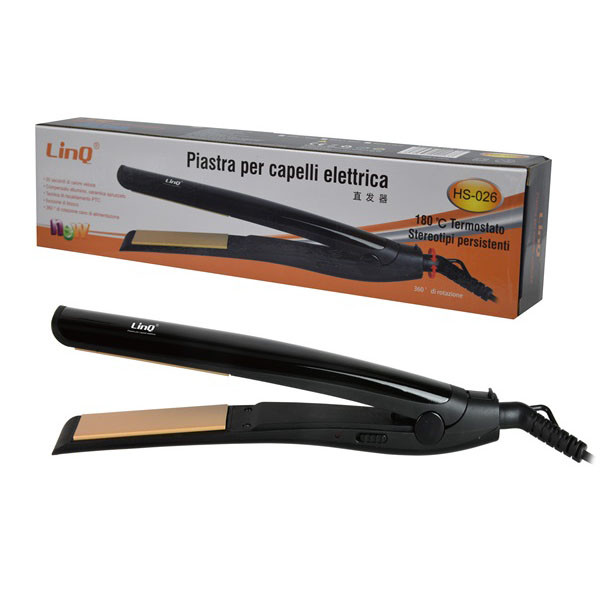 Piastra In Ceramica Per Capelli Ferro Elettrica 32w Linq Hs-026