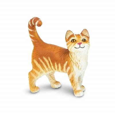 Orange Tabby Cat - 2'' L x 2.25'' H - Safari Ltd Best in Show #235529 NIB