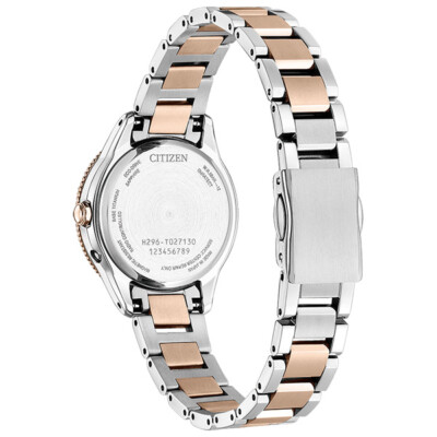Pre-owned Citizen Xc Floret Diamond Ee1007-67w White Eco-drive Women's Watch In Box