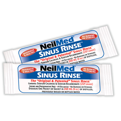 NeilMed Sinus Rinse Allergy-125 PACKETS WINTRY SPECIAL SALE-JUST ARRIVED