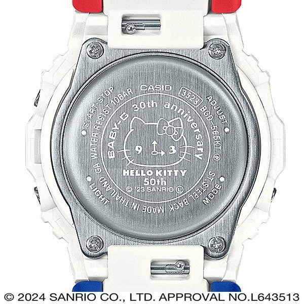 Pre-owned Casio Hello Kitty Sanrio  Baby-g 50th Anniversary Watch Japan Limited Gift
