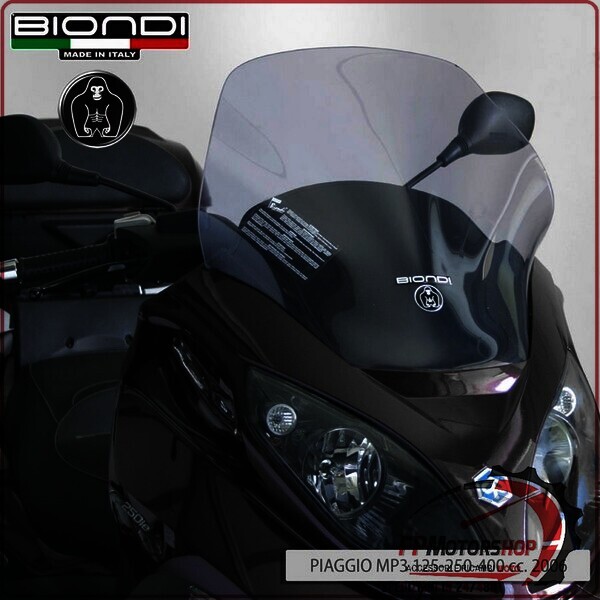 CUPOLINO PARABREZZA SCOOTER PER PIAGGIO MP3 125/250 BIONDI 125/250/400 /TOURING