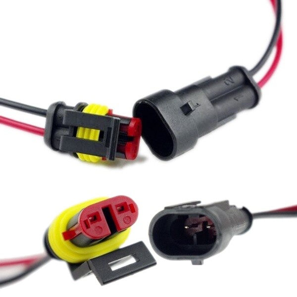 30 Set Waterproof 1/2/3/4/5/6 Pin Terminal Electrical Wire Connectors