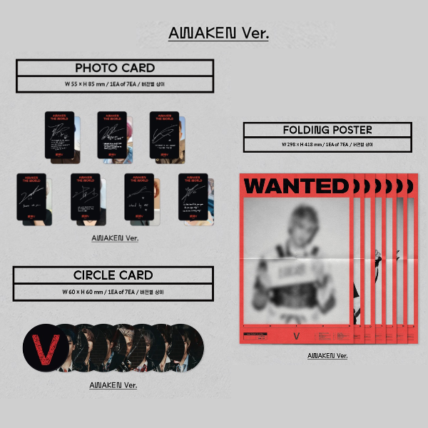WayV AWAKEN THE WORLD V 1st Album 未開封 FACTORY SEALED] WAYV 1st Album AWAKEN THE WORLD CD Photobook