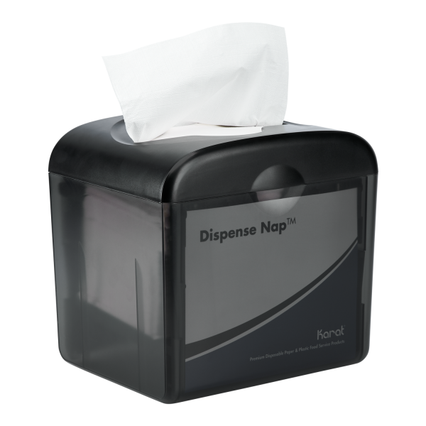 Karat 8"x6.5" Interfold Dispenser Napkins - White - 6,000 ct, KN-F86-2W