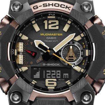 Pre-owned Casio G-shock Master Of Mudmaster Gwg-b1000-1a4jf Bluetooth-equipped Red