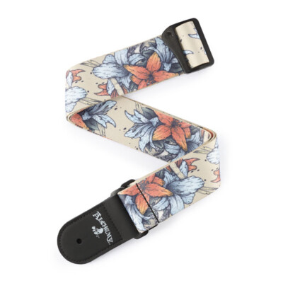 D'Addario Alchemy Guitar Strap - Death in Bloom Design